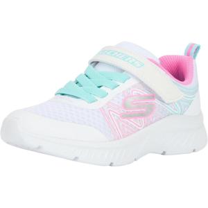 Skechers Kids’ Microspec Plus-Swirl Sweet Sneakers(White/Multi)