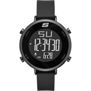 Skechers Magnolia Digital Silicone Watch for Women(Black)