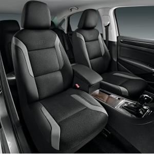 Skechers Memory Foam Car Seat Covers, Air Cool Mesh Thick Seat Covers, Car Seat Full Sets, Airbag Compatible, Automotive Comfort Protection for Most Cars,Vans,Trucks, SUVs,Red(Black and Grey)