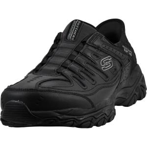 Skechers Mens Afterburn M. Fit Grill Captain(Black/Black)