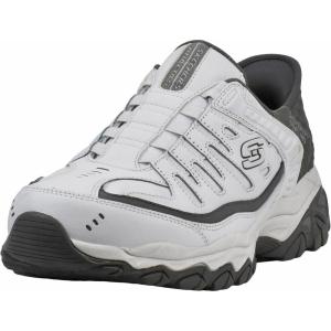 Skechers Mens Afterburn M. Fit Grill Captain(White/Charcoal)