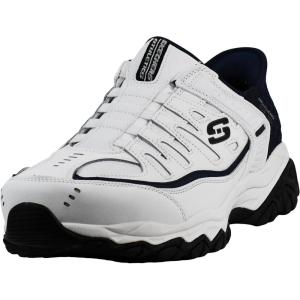 Skechers Mens Afterburn M. Fit Grill Captain(White/Navy)