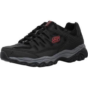 Skechers Men’s Afterburn M. Fit Reprint(Black/Grey/Red)