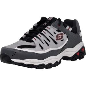 Skechers Men’s Afterburn M. Fit Reprint(Charcoal/Red)