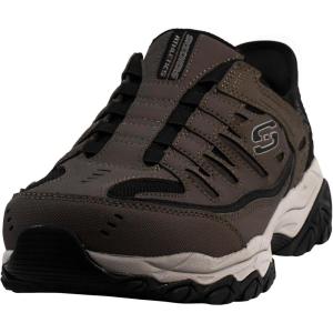 Skechers Men’s Afterburn M. Fit Ridgeburn Hands Free Slip-in Loafers(Brown)