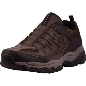 Skechers Mens Afterburn M. Fit WontedLoafer(Brown/Red)