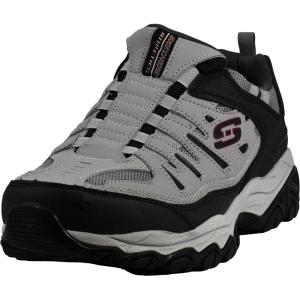 Skechers Mens Afterburn M. Fit WontedLoafer(Grey/Black)