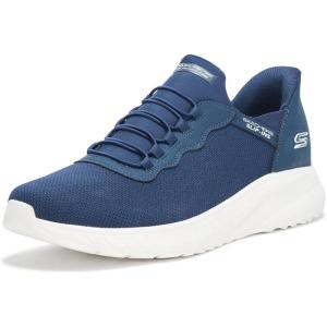 Skechers Men’s Bobs Squad Chaos Hands Free Slip-ins Sneakers(Navy)