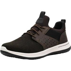 Skechers Men’s Classic Fit-Delson-Camden Sneaker(Chocolate)
