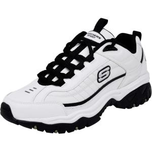 Skechers Men’s Energy Afterburn Sneakers(White/Black)