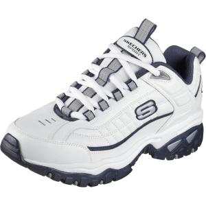 Skechers Men’s Energy Afterburn Sneakers(White/Navy)