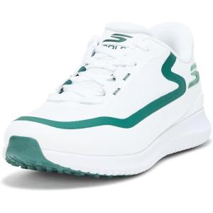 Skechers Men’s Flight Spikeless Slip-in Golf Shoe Sneaker(White/Green)