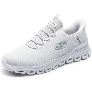 Skechers Mens Glide-Step Noxus Hands Free Slip-in(White)