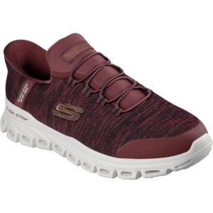 Skechers Mens Glide-Step Zefyr Hands Free Slip-in(Burgundy)