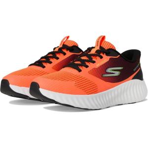Skechers Mens Go Run Now Starfuse Hands Free Slip-ins(Orange/Black)