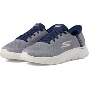 Skechers Mens Go Walk Flex – New World(Grey/Navy)