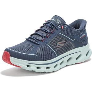 Skechers Mens Go Walk Glide Step 2.0 Zalor Hands Free Slip-ins(Navy/Red)