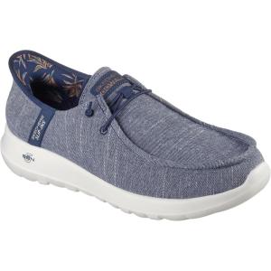 Skechers Mens Go Walk Max with Ease Hands Free Slip-ins(Navy)