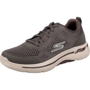 Skechers Mens Gowalk Arch Fit-Athletic Workout Walking Shoe with Air Cooled FoamSneaker(Taupe)