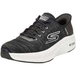 Skechers Mens Hands Free Slip-ins: Go Run Elevate 2.0 Steady Motion(Black/White)