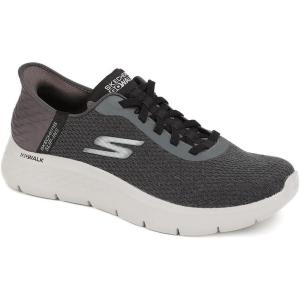 Skechers Mens Hands Free Slip-ins Go Walk Flex-Hands Up SneakerSneaker(Charcoal/Black)