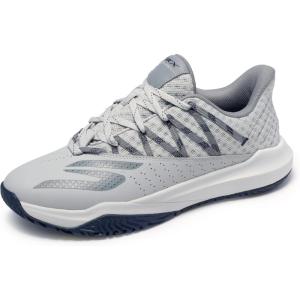 Skechers Men’s Hands-Free Slip-ins: Viper Court Rally Trainers(Grey/Navy)