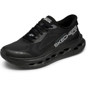 Skechers Mens Max Cushioning Glide Step Advert Hands Free Slip-ins(Black/Black)