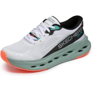 Skechers Mens Max Cushioning Glide Step Advert Hands Free Slip-ins(White/Multi)