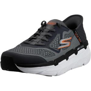 Skechers Mens Max Cushioning Slip-ins – Athletic Workout Running Walking Shoes with Memory Foam(Charcoal)