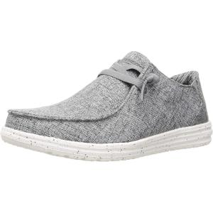 Skechers Mens Melson-Raymon Canvas Slip on(Grey)