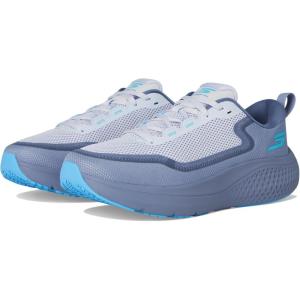 Skechers Mens Men’s Go Run Supersonic Max Sneaker(Silver/Taupe)