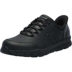 Skechers Mens Men’s Hands Free Slip Ins Nampa- Knotly Bungee Athletic Sr(Black)
