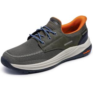 Skechers Men’s Meroe-Alden Fashion Sneakers(Olive)