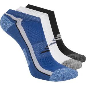 Skechers Men’s Performance Golf Low Cut Socks (3-Pack)(Cobalt Blue/White/Black)