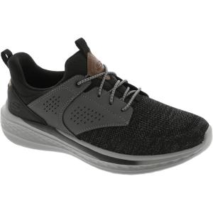 Skechers Mens Slade – Breyer 210892(Black/Grey)