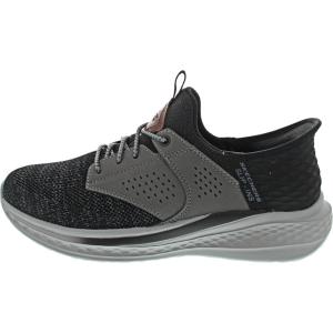 Skechers Mens Slade – Caster(Black/Grey)