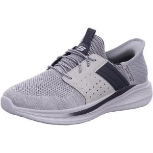 Skechers Mens Slade – Ocon Hands Free Slip-inMoccasin(Grey)