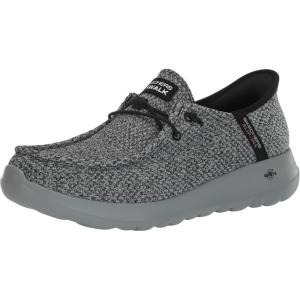 Skechers Mens Slip Ins Go Walk Max Free Hands(Grey/Black)