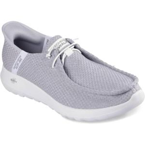Skechers Mens Slip Ins Go Walk Max Free Hands(White Grey)