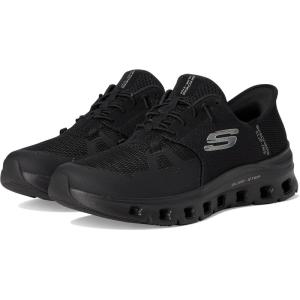 Skechers Mens Slip-Resistant Glide-Step Pro Slip-ins Work Sneakers(Black)