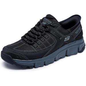 Skechers Men’s Summits Slip-On Sneakers(Black/Charcoal)