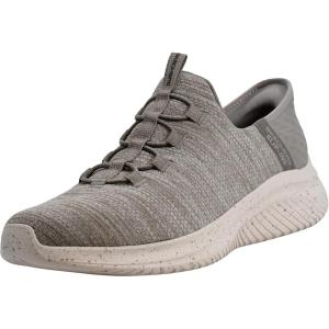 Skechers Men’s Ultra Flex 3.0 Right Away Hands Free Slip-in Sneaker(Taupe)