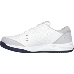 Skechers Mens Viper Court Smash Pickleball(White/Grey)