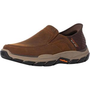 Skechers USA Men’s Mens Respected – Elgin 204810(Cdb ( Crazy Horse Dark Brown ))