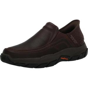 Skechers USA Men’s Mens Respected – Elgin 204810(Rdbr ( Red/Brown ))