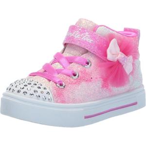 Skechers Unisex-Child Twinkle Sparks – Ombre Dazzle(Pink/Multi)