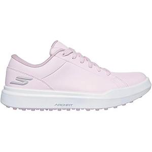 Skechers Womens Drive 6 Arch Fit Leather Relaxed Fit Waterproof Golf Shoe(Pink)