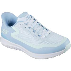 Skechers Womens Flight Slip-in Spikeless Golf Shoe(Light Blue)