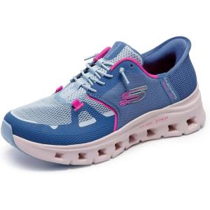 Skechers Womens Glide Step Pro Edrura Hands Free Slip Ins(Slate/Pink)