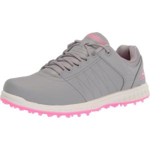Skechers Womens Go Golf Pivot Spikeless Golf Shoe(Gray/Pink)